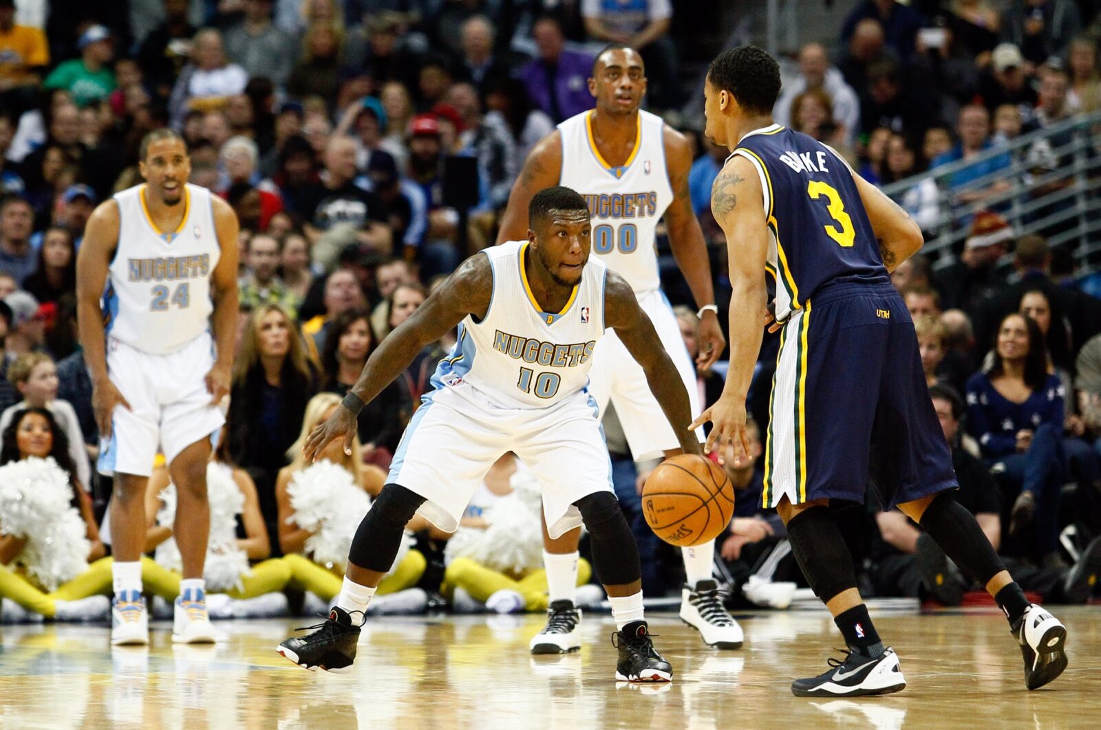 The Nuggets return home to take on the Utah Jazz