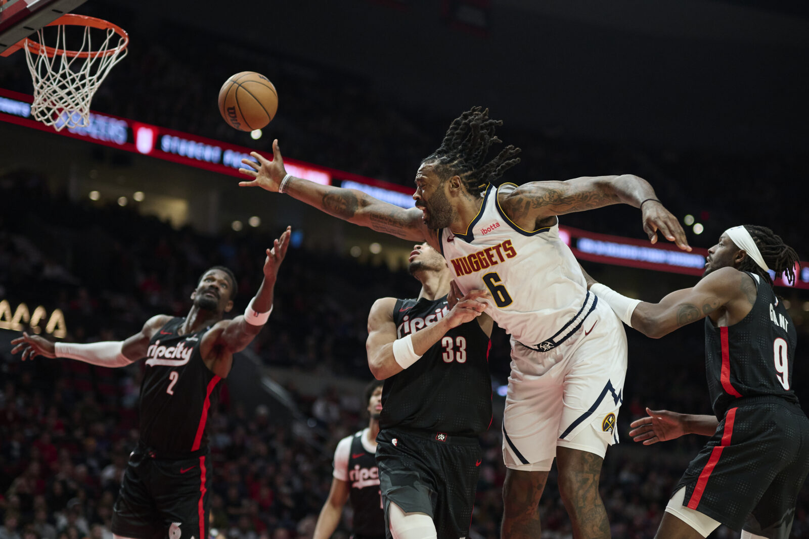 Игровая тема: Denver Nuggets против Portland Trail Blazers. 10 февраля 2025 года. – Денвер Жесткость