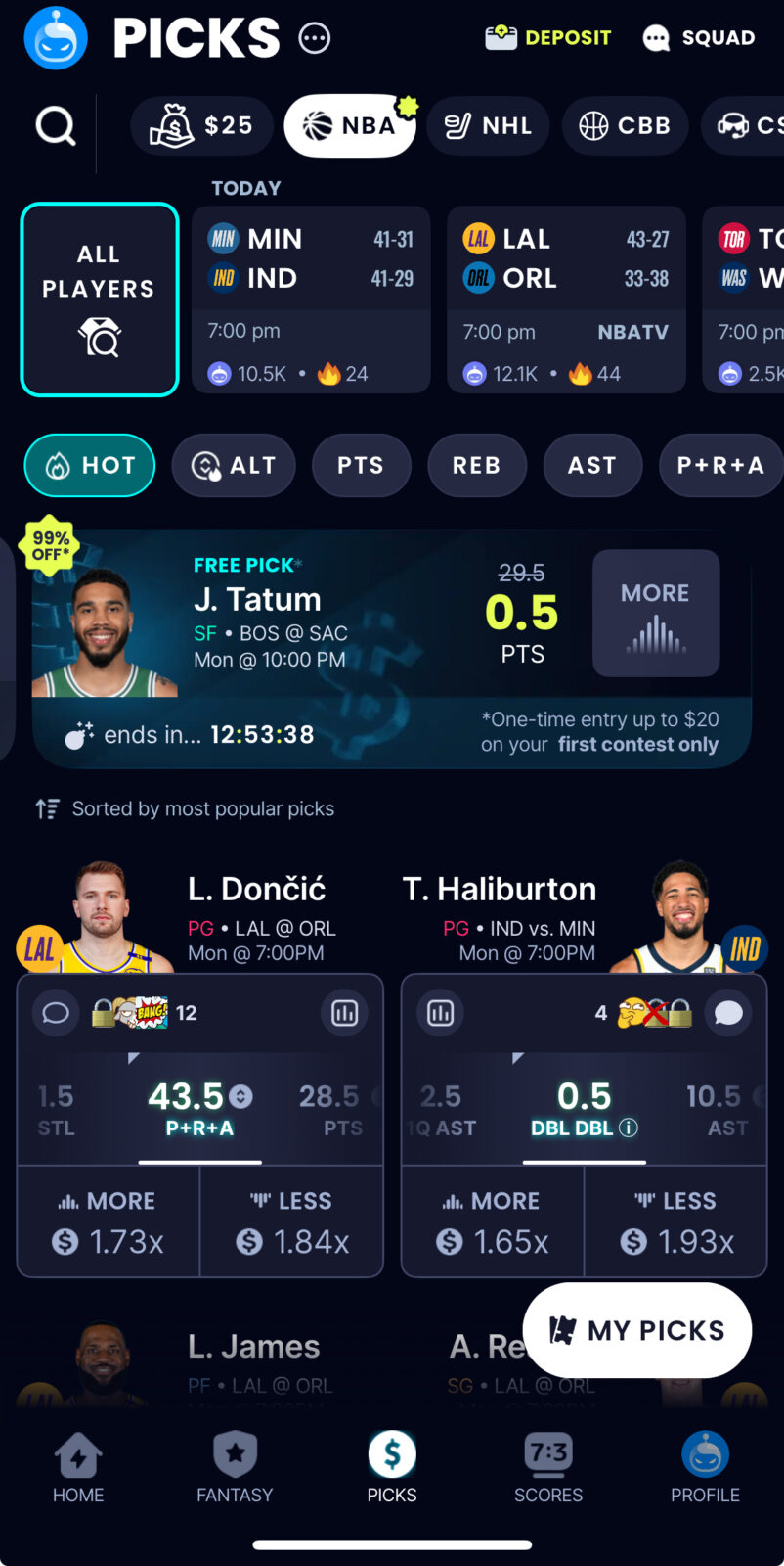 Sleeper Promo Code Free Play on Tatum iPhone view