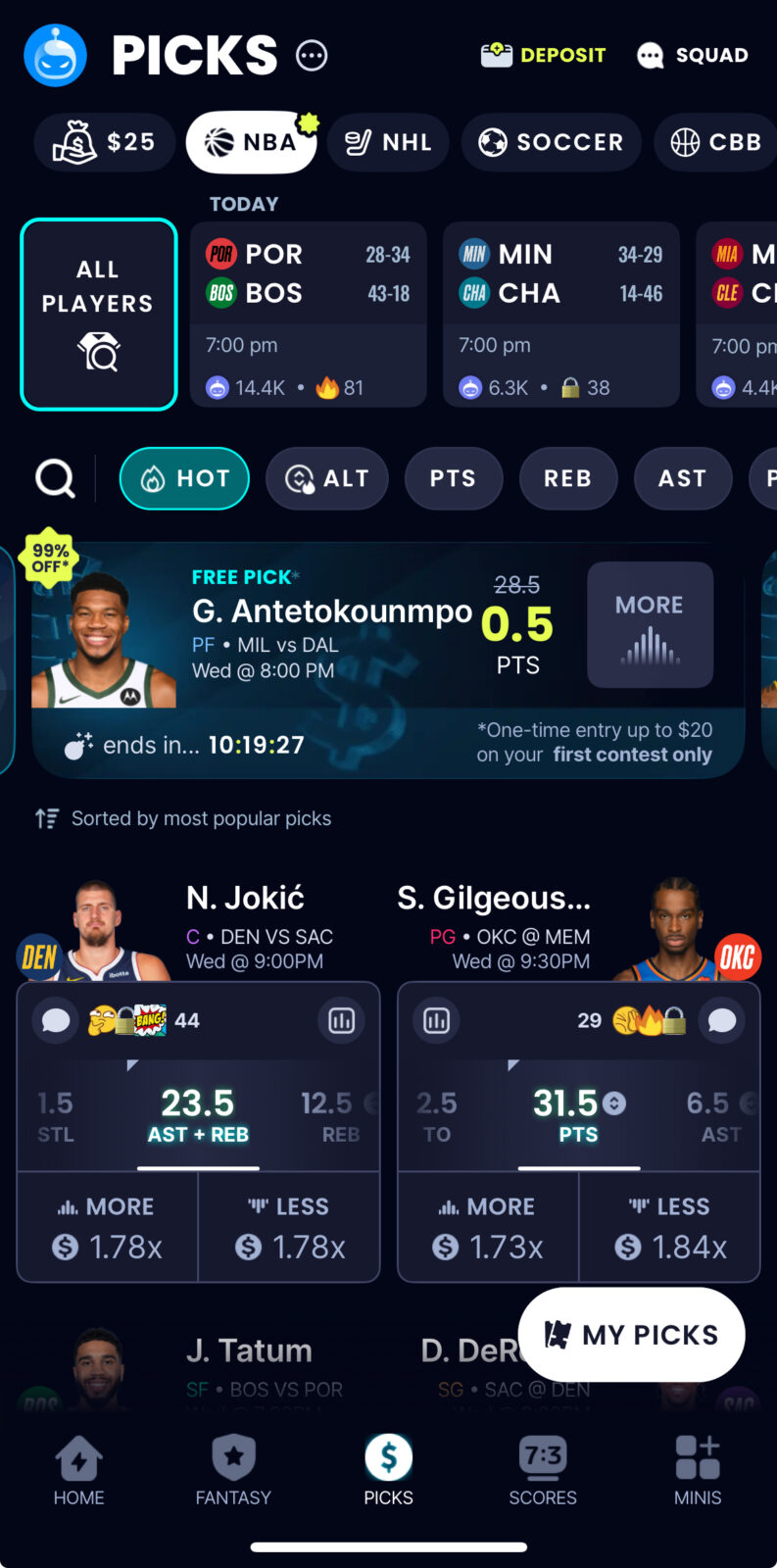 Sleeper promo tonight on Giannis